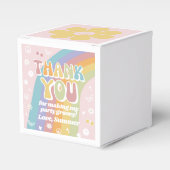Groovy Favor Box | Groovy Birthday Favor Bedankdoosjes (Voorkant Zijde)