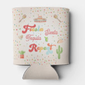 Groovy Fiesta Siesta Tequila Repat Bachelorette Blikjeskoeler (Achterkant)