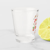 Groovy Fiesta Siesta Tequila Repat Bachelorette Shot Glas (Links)