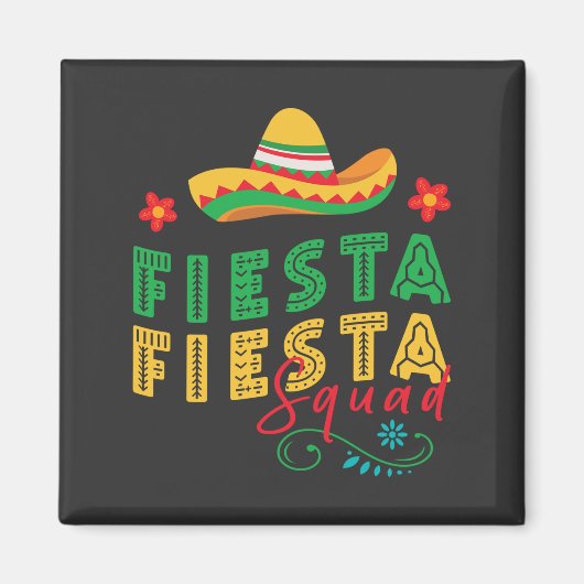 Groovy Fiesta Squad Magneet (Voorkant)