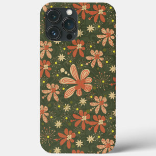 Groovy floral green Hoesje-Mate iPhone case