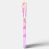 Groovy Flower Bright Oranje Pattern Name Hoesje (Achterkant / Links)