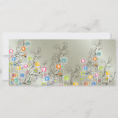 Groovy Flower Garden Silver Gift Certificate (Achterkant)