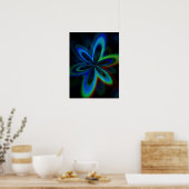 Groovy Flower Poster (Keuken)