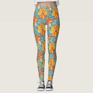 Groovy Flowers met  Vibes Leggings