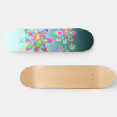 Groovy Flowers Skateboard (Horizontaal)