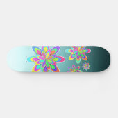 Groovy Flowers Skateboard (Horizontaal)