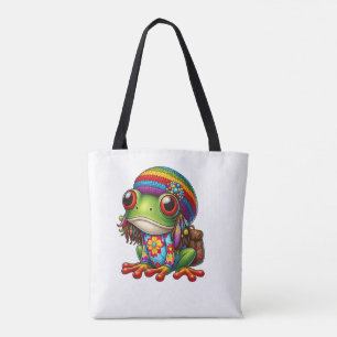 Groovy Frog met Dreads Draagtas