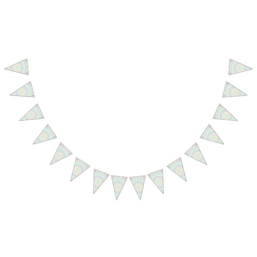 Groovy Funky Boho Hippie Rainbow Abstract Mandala Vlaggetjes (Alle)