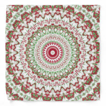 Groovy Funky Tie Dye Kerstmis Boho Hippie Mandala