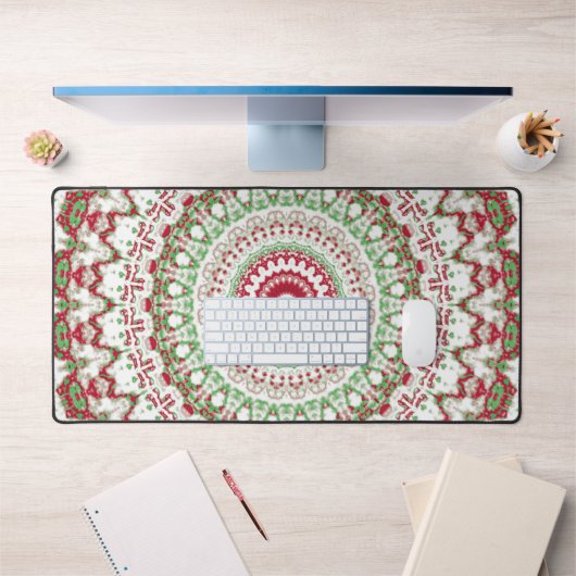 Groovy Funky Tie Dye Noël Boho Hippie Mandala (Bureau 1)