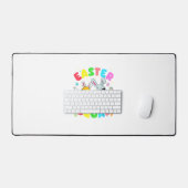 Groovy Funny Rabbit Egg Chick Easter Squad Day Men (Clavier et souris)