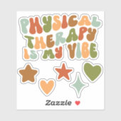 Groovy Fysiotherapie is mijn Vibe Sticker, PT Sticker (Vel)