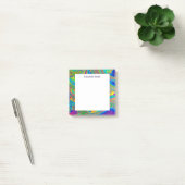 Groovy gekleurde verf post-it® notes (Kantoor)