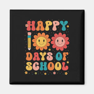Groovy Gelukkige 100 dagen van schoolleraar 100e d Magneet