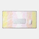 Groovy Geometrisch Abstract Pangender Pride Vlag Bureaumat (Keyboard & Muis)