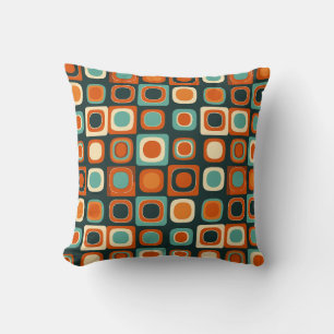 Groovy Geometrisch Boho Retro Bohemian Kleurrijk Kussen