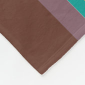 Groovy gestreepte  retro strepen fleece deken (Hoek)