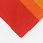 Groovy gestreepte  retro strepen fleece deken (Hoek)