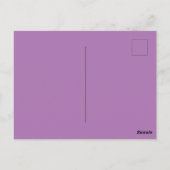 Groovy Ghost Retro Halloween Gender onthulling Briefkaart (Achterkant)
