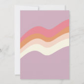 groovy Ghost retro Halloween Two Spooky Birthday Kaart (Achterkant)