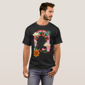 Groovy Ghost Spooky Season Boho Spooky Ghost T-shirt (Voorkant volledig)
