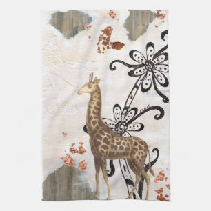 Groovy Giraffe Theedoek