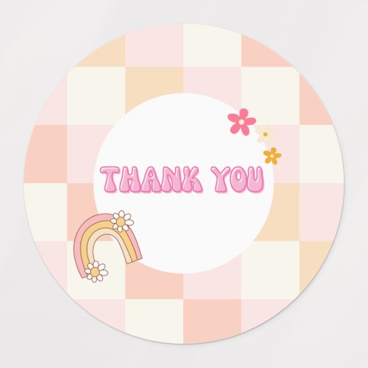 Groovy Girls Verjaardag Labels (Design 1)