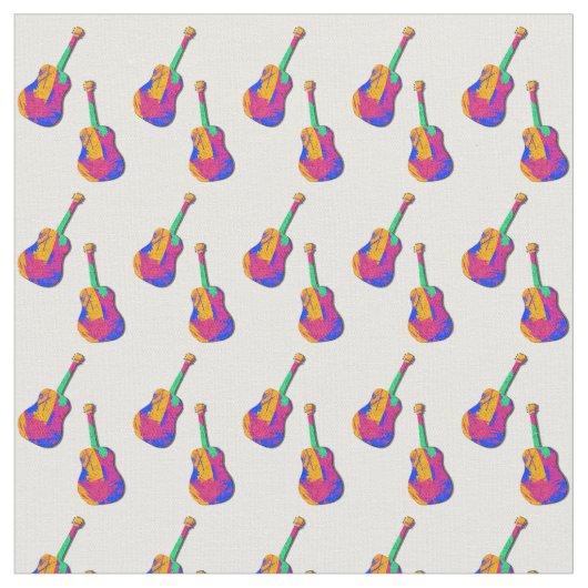 Groovy gitaar patroon stof (Close Up)