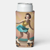 Groovy Glide: Retro ritmes op Schaatsen wielen (Seltzer Voorkant)