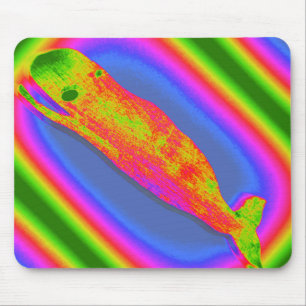 groovy glimlachende walvismousepad muismat