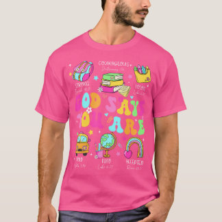 Groovy God zegt dat je Christelijk leraar bent T-shirt