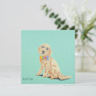 Groovy Goldendoodle Note Cards Bedankkaart