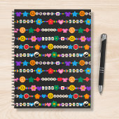 Groovy Good Vibes Love Smile Retro Beads Notitieboek