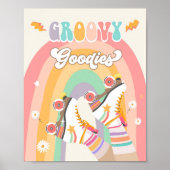 Groovy Goodies Roller Schaats Skating Retro Poster (Voorkant)