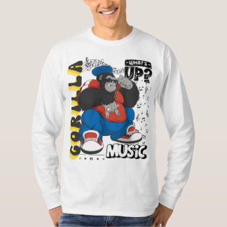 Groovy Gorilla: Hip-Hop Vibes in het Urban Oerwoud T-shirt