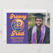 Groovy Grad Retro Disco Vrede 2023 Afstuderen