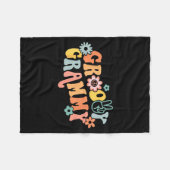 Groovy Grammy One Thankful Grammy Valentines Day M Fleece Deken (Voorkant (Horizontaal))
