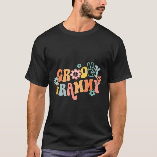 Groovy Grammy One Thankful Grammy Valentines Day M T-shirt (Voorkant)
