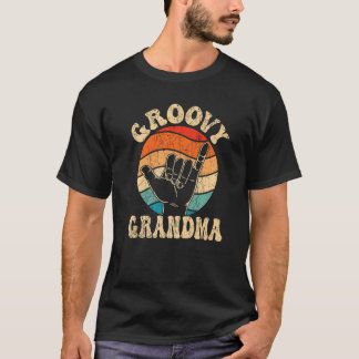 Groovy Grandma 70s Aesthetische Nostalgia 1970's R T-shirt