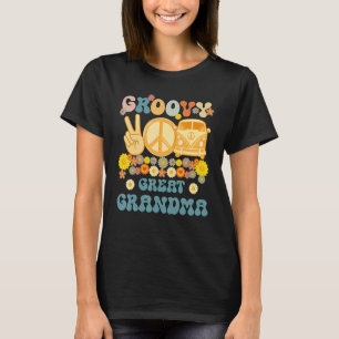Groovy Great Grandma Retro Matching Family Baby Sh T-shirt