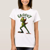 Groovy Green Frog T-shirt (Voorkant)
