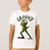 Groovy Green Frog T-shirt (Voorkant)