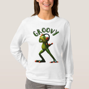 Groovy Green Frog T-shirt