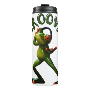 Groovy Green Frog Thermosbeker
