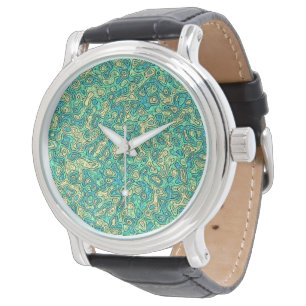 Groovy Green  Horloge
