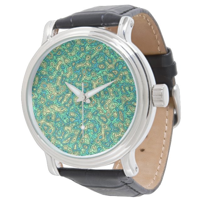 Groovy Green Horloge (Gekanteld)