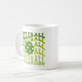 Groovy Green Pickleball Koffiemok (Voorkant links)