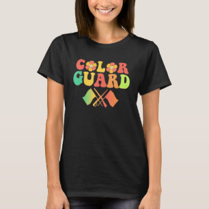 Groovy Guard Mam Kleur Garde Mam Colorguard Moeder T-shirt