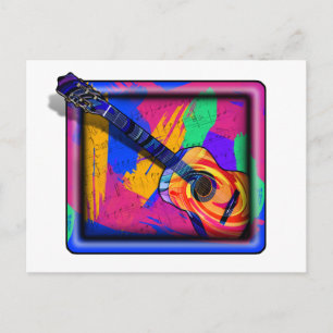 GROOVY GUITAR BRIEFKAART